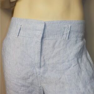 Chico's Light Blue Pinstripe Women's Pants